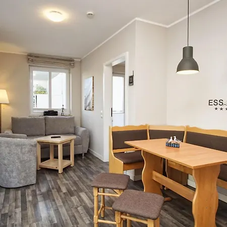 Apartmán Villa Buskam Ferienwohnung 27 Mit Sauna- Und Schwimmbadnutzung Im Ahoi Sellin *