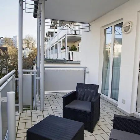 Apartmán Villa Buskam Ferienwohnung 27 Mit Sauna- Und Schwimmbadnutzung Im Ahoi Sellin Goehren (Ruegen)
